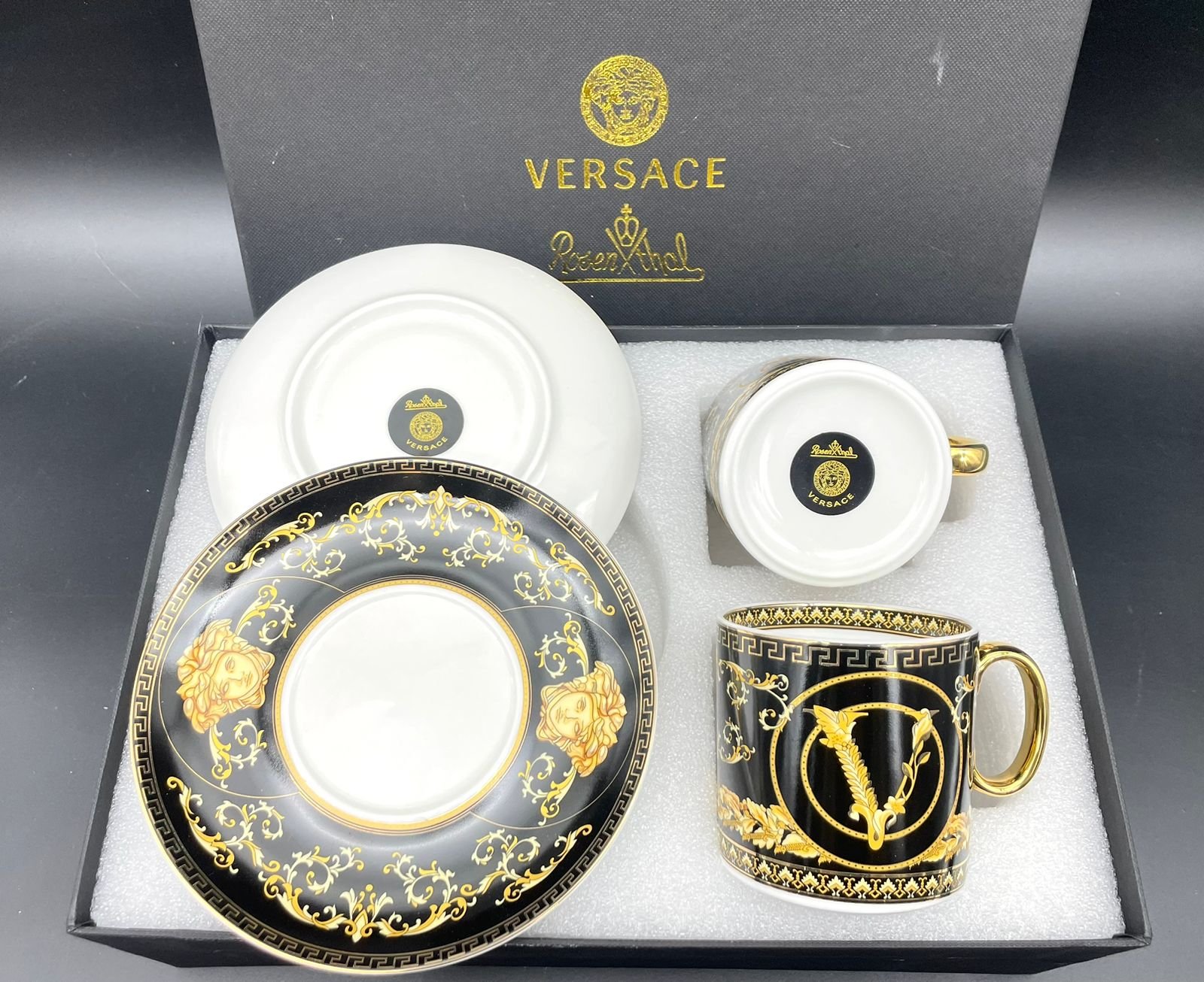 Versace Tea set of 2  for 2 people - Versace Cups | Buy Online in UAE